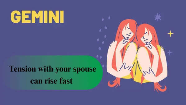 Gemini Horoscope Today, April 24, 2026: Tension with your spouse can rise fast