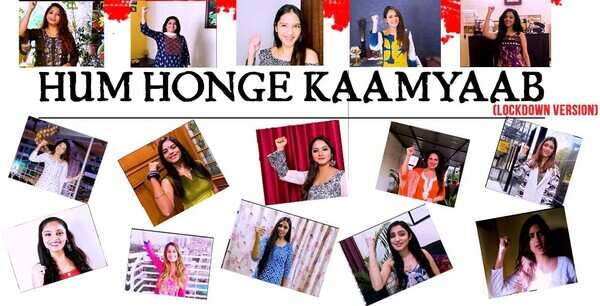 Mitaali Nag brings lockdown version of 'Hum Honge Kaamyaab' and spread cheer during Covid times!