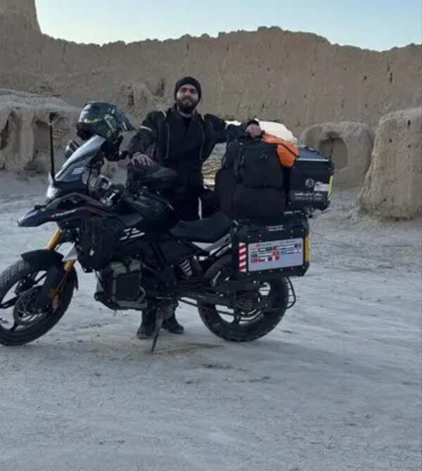 Missiles overhead: Kashmiri biker rides through war-hit Iran