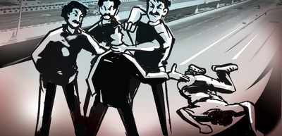 Techies face rowdy wrath; scared locals offer help only after attack