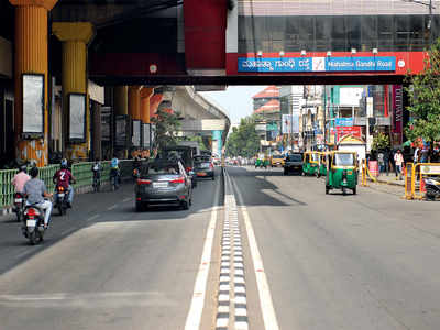 MG Road is among the 95 roads that BBMP wants to concretise in 3rd phase