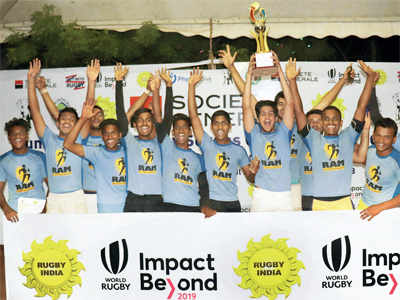 Maharashtra U-18 Boys team clinch the Junior National Rugby Sevens Championship 2018