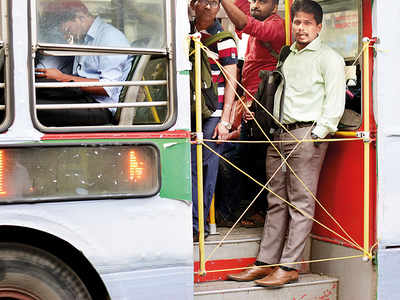 Sticks and ropes may break their bones: Barring BEST management, no one is happy with conductor-less buses