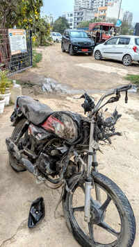 Drunk driver on wrong side rams tractor into bike, man injured