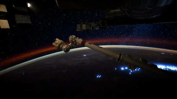 NASA astronaut captures stunning rare Lyrid meteor shower photograph from space station during peak night| Watch