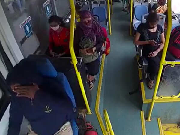 Karnataka: Bus driver's alertness averts major mishap