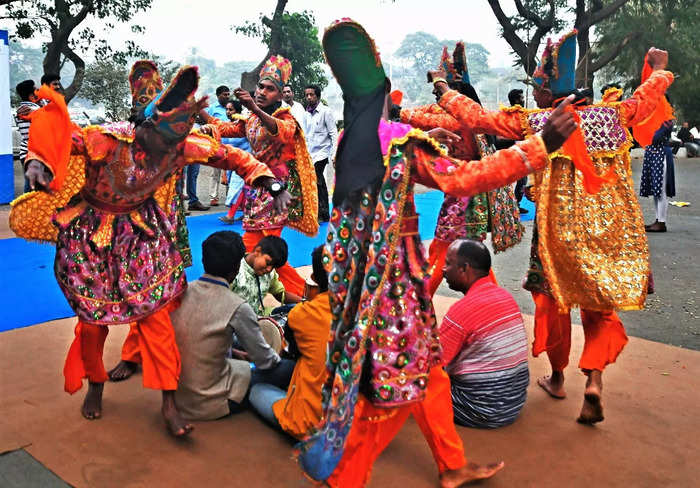 Mumbai'deki Swarajya Bhumi Kokan festivali