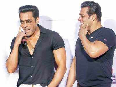 Race 3 actor Salman Khan plays mentor to long-time pal Bobby Deol