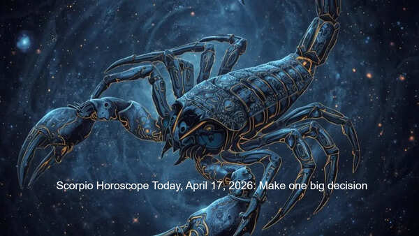 Scorpio Horoscope Today, April 17, 2026: Make one big decision