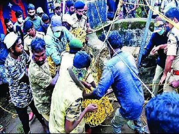 Forest department rescues leopard in HD Kote
