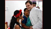 Rahul Gandhi meets Kerala nurse who held him in her hands as a baby 