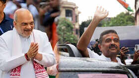 Amit Shah Arrives In Kolkata To Lead BJP Meeting On Bengal Chief Minister
