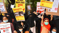 Aurangabad: Jamat-e-Islami activists hold protest against Hathras rape 