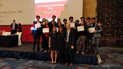 Mumbai students shine at Harvard Model United Nations in China , win ‘Outstanding Large Delegation’ award