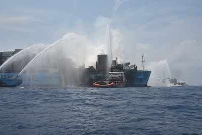 Indian Coast Guard brings fire on board Maersk Honam under control