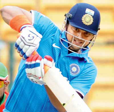 Raina's ton helps India A clinch series