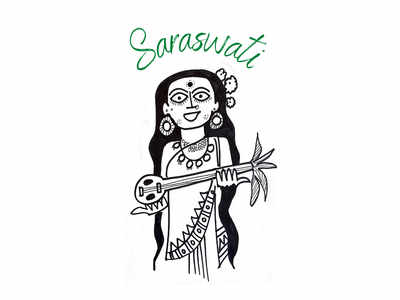 Is Goddess Saraswati connected to Love and Longing?