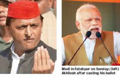 UP Polls: Narendra Modi shows saffron shade
