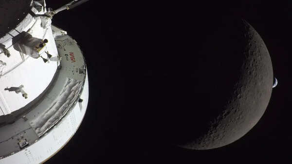 ​Artemis II mission: Nasa unveils stunning images of Earth and Moon captured during historic flyby — In pics​