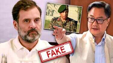 Cong Under Fire Over ‘Fake AI Video’ as Army Debunks Chinese Intrusion Claims; Rijiju Hits Out