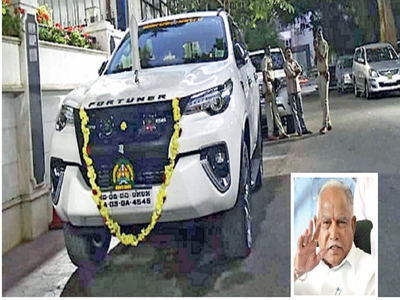 On solar eclipse day, CM BSY gets a new Fortuner with the number that is lucky for him—9