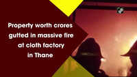Property worth crores gutted in massive fire at cloth factory in Thane 