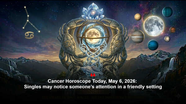 Cancer Horoscope Today, May 6, 2026: Singles may notice someone’s attention in a friendly setting