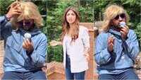 Shilpa Shetty shares hilarious Sunday binge video featuring hubby Raj Kundra in a blonde wig imitating her 