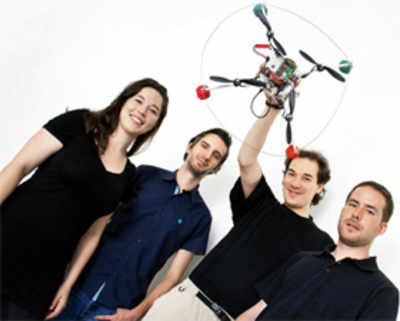 Quadcopter with a smartphone brain