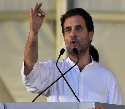Congress president Rahul Gandhi begins roadshow in poll-bound Madhya Pradesh