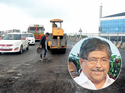 PWD minister looks to BMC for help, seeks cold mix to fill potholes