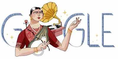 Google doodle honours Gauhar Jaan, India's 'First Recording Superstar' on her 145th birth anniversary