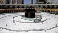 Curtailed hajj compounds Saudi Arabia economic woes 