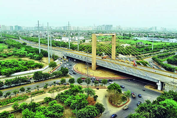 Noida to set up diamond-shaped fountain at Parthala Chowk below Signature Bridge