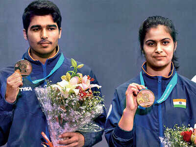 Duo Manu Bhaker, Saurabh Chaudhary win gold in 10m Air Pistol for India against China