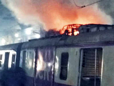 Bag flung on CR wires causes minor fire; 21 disruptions this year