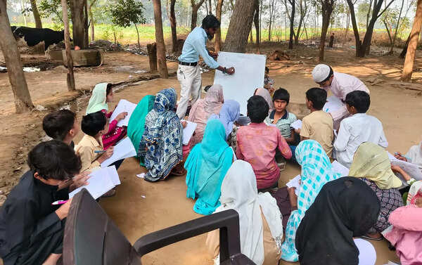 Right panel takes note of TOI report on Nuh makeshift schools, notes basic violation of children’s rights