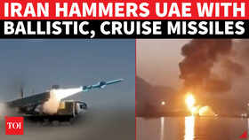 UAE Under Fire: Over Dozen Iranian Missiles, Drones Target U.S Ally As Air Defences Down Projectiles