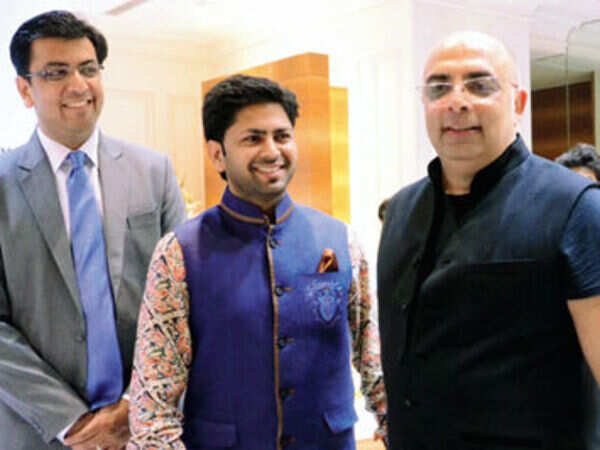 Tarun Tahiliani at an event at Shree Raj Mahal Jewellers at South Extension in Delhi