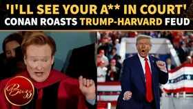 Conan O&rsquo;Brien Turns Harvard Graduation Into Trump Roast; Crowd Eats It Up