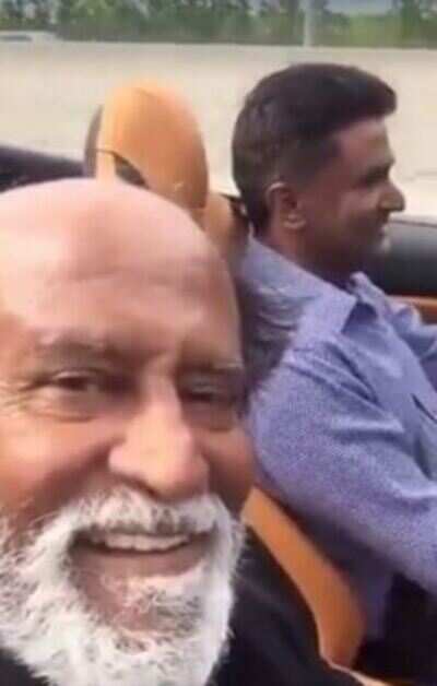 Thalaiva aka Rajinikanth sets social media ablaze with his first selfie video