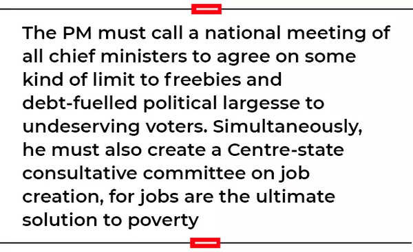 Freebie culture can one day derail India's democracy