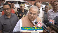 J&K Governor Satya Pal Malik meets HM Amit Shah, briefs him about ground situation 
