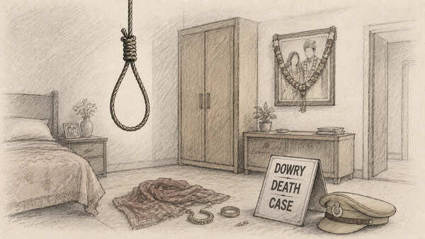 Newlywed woman found hanging; kin allege murder over dowry