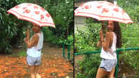 Mumbai rains: Malaika Arora rejoicing with her umbrella is every Mumbaikar's spirit 