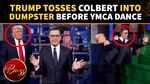 Trump&rsquo;s Bizarre Colbert Dumpster AI Video Blows Up Online