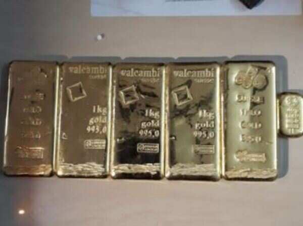 Gold bars worth Rs 1.5 crore seized by DRI at Patna junction