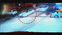 Caught on cam: Constable dragged on bonnet for stopping over-speeding car 