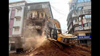 CCP begins razing old market building