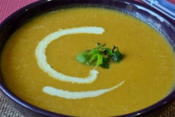 Recipes: Roasted eggplant soup with Indian spices